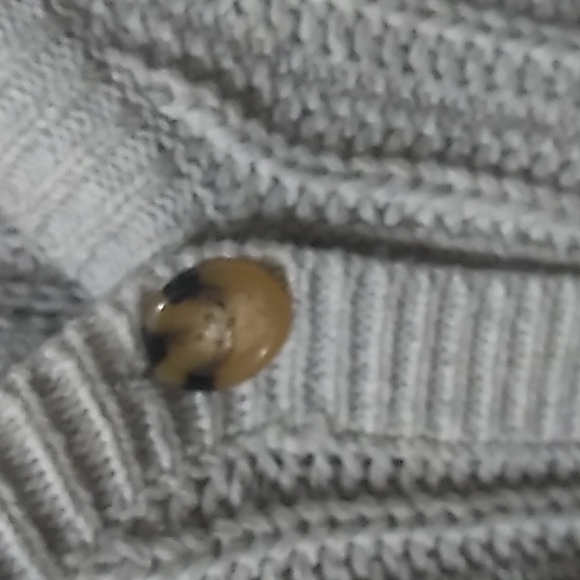 Cupcakes and Cashmere XL Gray Cardigan Oversized Sleeve - Picture 3 of 5